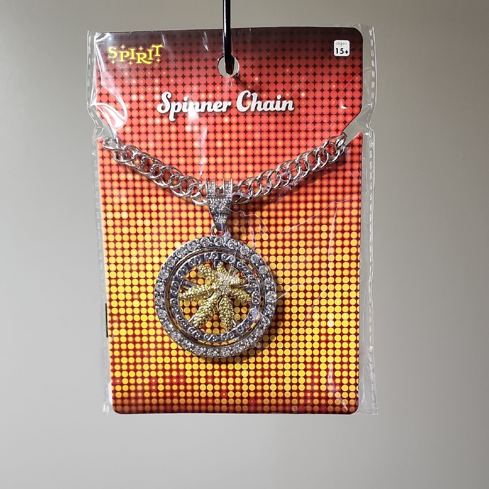 Spirit Silver and Gold Spinner Necklace